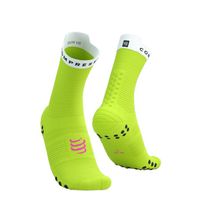 COMPRESSPORT Pro Racing Socks V4.0 Run High Safe Yellow/White