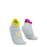 COMPRESSPORT Pro Racing Socks V4.0 Run Low White/Safe Yellow