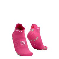 COMPRESSPORT Pro Racing Socks V4.0 Run Low Pink/ Summer Green